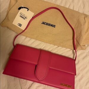 Jacquemus Le Bambino Long Pink Shoulder Bag
